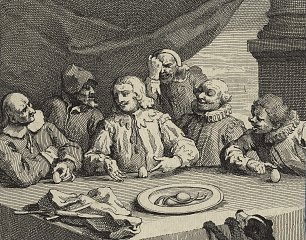 William Hogarth Columbus Breaking the Egg Wandbild