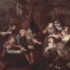 William-Hogarth-Der-Lebensweg-eines-Wuestlings-Szene-Das-Gefaengnis