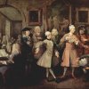 William-Hogarth-Der-Lebensweg-eines-Wuestlings-Szene-Der-Morgenempfang