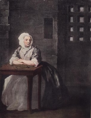 William Hogarth Sarah Malcolm Wandbild