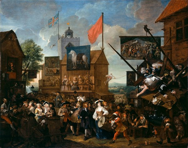 William Hogarth Southwark Fair Wandbild