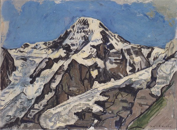 Ferdinand Holler Der Moench Wandbild