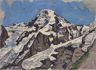 Ferdinand Holler Der Moench Wandbild