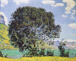 Ferdinand Holler Ein Blick auf den Brienzersee von Boedeli Wandbild