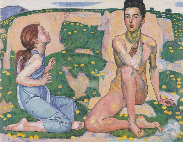Ferdinand Holler Fruehling Wandbild