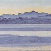 Ferdinand-Holler-Genfersee-mit-Mont-Blanc-bei-Morgenlicht