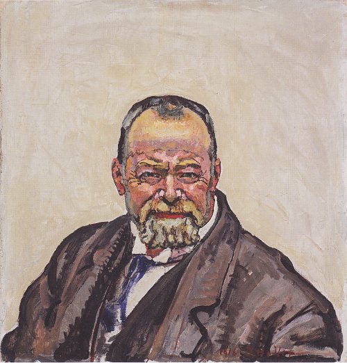 Ferdinand Holler Selbstportrait Wandbild