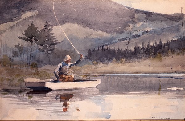 Winslow Homer Society and Solitude Wandbild