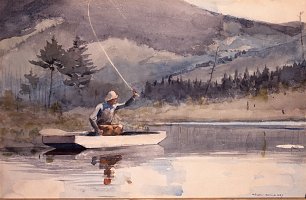 Winslow Homer Society and Solitude Wandbild