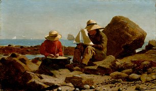 Winslow Homer The Boat Builders Wandbild
