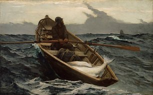 Winslow Homer The Fog Warning Wandbild