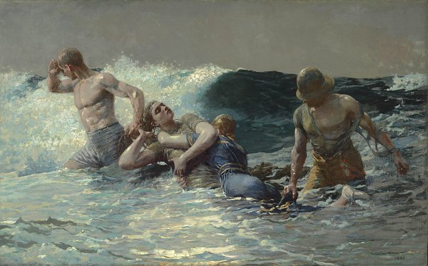 Winslow Homer Undertow Wandbild