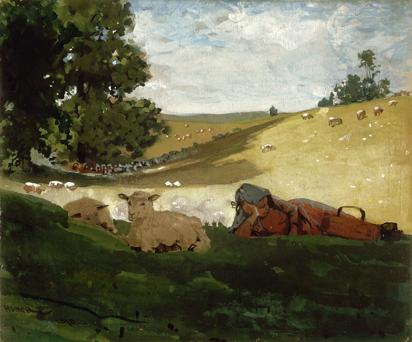 Winslow Homer Warm Afternoon Shepherdess Wandbild