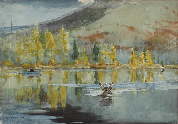 Winslow Homer an october day Wandbild
