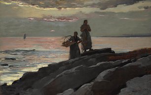 Winslow Homer saco bay Wandbild