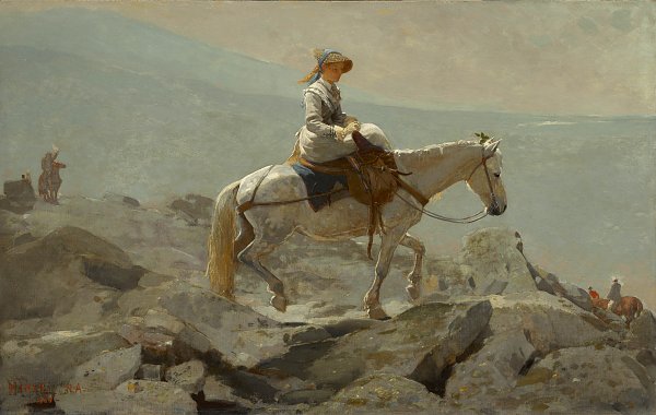 Winslow Homer the bridle path Wandbild