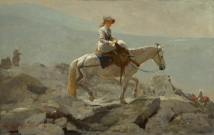 Winslow Homer the bridle path Wandbild
