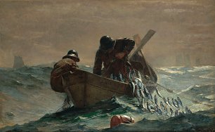 Winslow Homer the herring net Wandbild