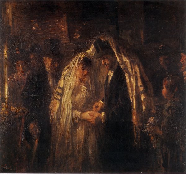 Jozef Israels Juedische Hochzeit Wien Wandbild