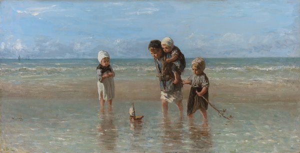 Jozef Israels Kinderen der zee Wandbild