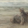Jozef-Israels-Vissersmeisje-op-het-strand