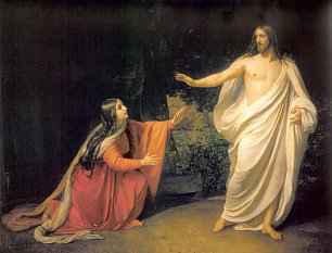 Alexander Andrejewitsch Iwanow Christus erscheint Magdalena nach der Auferstehung Wandbild