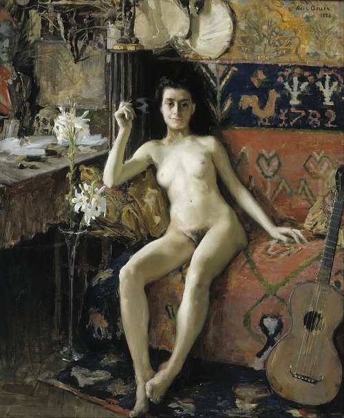 Akseli Gallen Kallela Demaskiert Wandbild