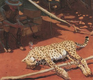 Akseli Gallen Kallela Gepard Wandbild