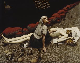 Akseli Gallen Kallela Lemminkainens Mutter Wandbild