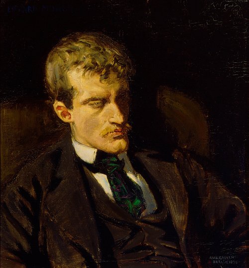Akseli Gallen Kallela Portraet des Edvard Munch Wandbild