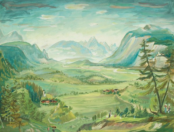 Gailtal im Sommer Wandbild