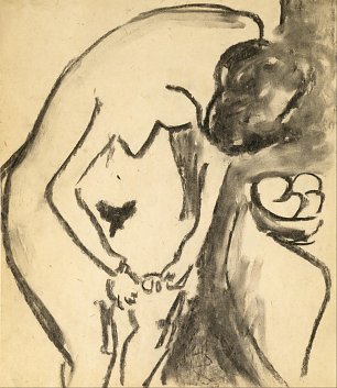 Ernst Ludwig Kirchner Akt Model Wandbild