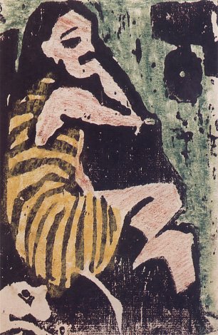 Ernst Ludwig Kirchner Artistin Marcella Wandbild
