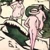 Ernst-Ludwig-Kirchner-Badende-Frauen-zwischen-weissen-Steinen