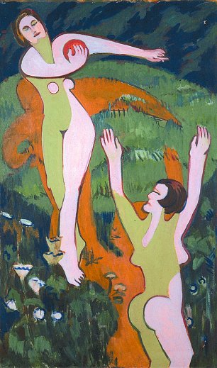 Ernst Ludwig Kirchner Ballspielerinnen Wandbild