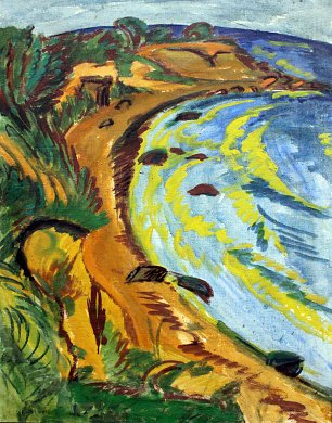 Ernst Ludwig Kirchner Bucht an der Fehmarnkueste Wandbild