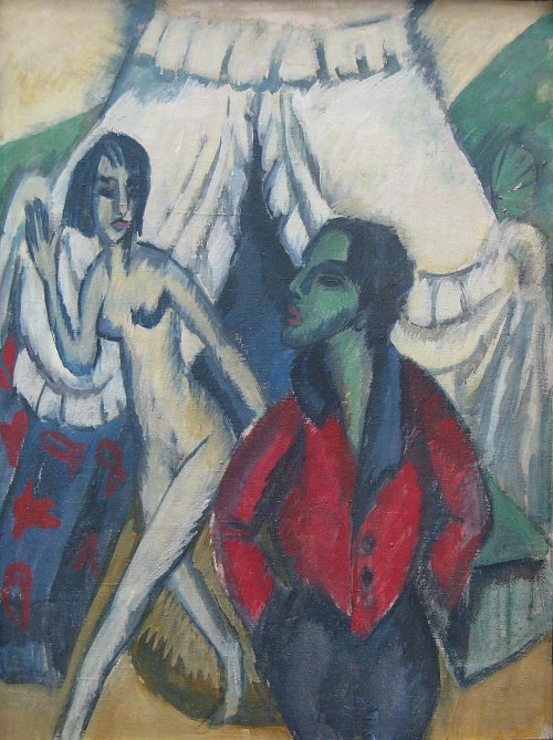 Ernst Ludwig Kirchner Das Zelt Wandbild
