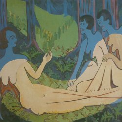 Ernst-Ludwig-Kirchner-Drei-Akte-im-Wald