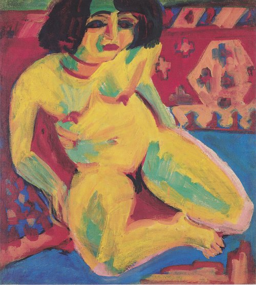Ernst Ludwig Kirchner Frauenakt Dodo Wandbild