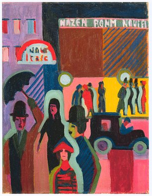 Ernst Ludwig Kirchner Kaufhaus im Regen Wandbild