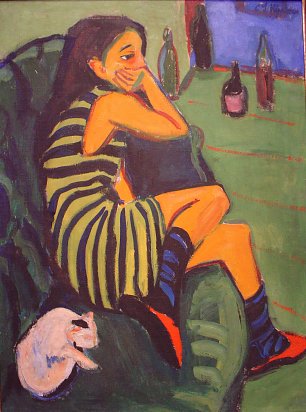 Ernst Ludwig Kirchner Marcella Wandbild