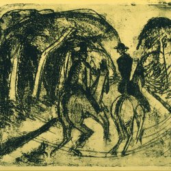 Ernst-Ludwig-Kirchner-Reiter-im-Grunewald