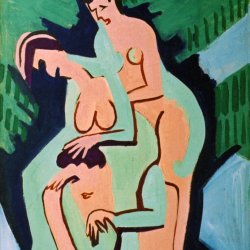 Ernst-Ludwig-Kirchner-Spielende-Badende