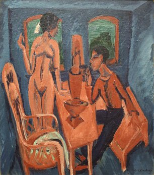 Ernst Ludwig Kirchner Turmzimmer Wandbild