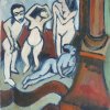 Ernst-Ludwig-Kirchner-Vier-Holzplastiken