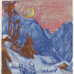 Ernst-Ludwig-Kirchner-Wintermondnacht