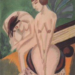Ernst-Ludwig-Kirchner-Zwei-Akte-im-Raum