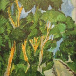 Ernst-Ludwig-Kirchner_Fehmarnlandschaft-mit-Baeumen