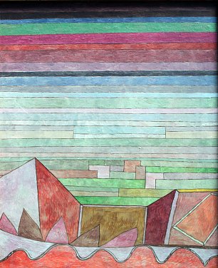 Paul Klee Blick in das Fruchtland Wandbild