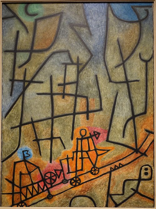 Paul Klee Conquest of the Mountain Wandbild